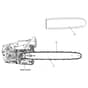 MTT 3600 - Efco Chainsaw Accessories Diagram