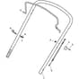 MULTICLIP 47 BLUE - 2015-2018 - 298471048/S15 - Stiga Rotary Mower Handle Upper Part Diagram