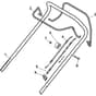 MULTICLIP 47 SEQ B - 2018-2019 - 298472528/ST1 - Stiga Rotary Mower Handle Upper Part Diagram