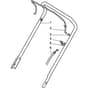 MULTICLIP 50 B - 2009-2010 - 291501024/ST9 - Stiga Rotary Mower Handle Upper Part Diagram