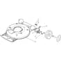MULTICLIP 50 EURO B - 2009-2011 - 291501121/ST9 - Stiga Rotary Mower Deck and Height Adjusting Diagram