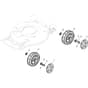 MULTICLIP 50 H - 2009 - 291501031/ST9 - Stiga Rotary Mower Wheels and Hub Caps Diagram