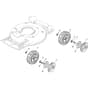 MULTICLIP 50 S H - 2015-2019 - 291502138/S15 - Stiga Rotary Mower Wheels and Hub Caps Diagram