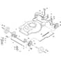 MULTICLIP 747 AE - 2021-2022 - 298471178/ST1 - Stiga Rotary Mower Deck and Height Adjusting Diagram