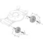 MULTICLIP PRO 50 4S INOX SVAN - 2009-2010 - 291563038/ST9 - Stiga Rotary Mower Wheels and Hub Caps Diagram