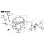 MULTICLIP PRO 53 SVX H - 2019 - 293533038/ST1 - Stiga Rotary Mower Crankcase Diagram