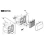 MULTICLIP PRO 53 SVX H - 2020 - 293533038/ST2 - Stiga Rotary Mower Air Cleaner Diagram