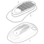 MULTICLIP PRO 53 SVX H - 2020 - 293533038/ST2 - Stiga Rotary Mower Engine Cover Diagram