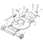 MULTICLIP RENTAL 50 B - 2012-2013 - 291501021/S12 - Stiga Rotary Mower Deck and Height Adjusting Diagram