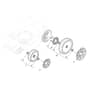 MULTIMOWER 48 S - 2012-2013 - 295486144/S12 - Stiga Rotary Mower Wheels and Hub Caps Diagram