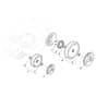 MULTIMOWER 48 S - 2019-2020 - 295486148/ST1 - Stiga Rotary Mower Wheels and Hub Caps Diagram