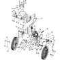 Billy Goat MV650SPH - MV650HSP Self-Propelled Vacuum Main (2) Diagram