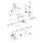 Cobra MX4140 - Lawn Mower Main Diagram