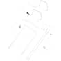 Cobra MX460SPB - Lawn Mower Feb 2025 Upper Handle Diagram