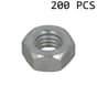 M8 Plain Nut, Pack of 200