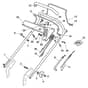 NP 534 TRV-B - 2016-2019 - 292155823/16 - Castel Garden Rotary Mower Handle Upper Part Diagram