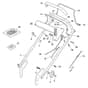 NP 534 TRV-H - 2019 - 292155833/19 - Castel Garden Rotary Mower Handle Upper Part Diagram
