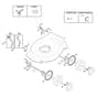 NT 534-B - 2016-2019 - 299531023/GLB - Castel Garden Rotary Mower Deck and Height Adjusting Diagram