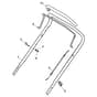 NT 534-B - 2013-2015 - 299531023/SBM - Castel Garden Rotary Mower Handle Upper Part Diagram