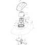 NTL 480 - 2016-2019 - 299480661/GRB - Castel Garden Rotary Mower Electric Motor and Blade Diagram