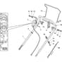 NTL 480 WTR - 2014-2016 - 299487073/12 - Castel Garden Rotary Mower Handle Upper Part Diagram