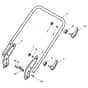 NTL 484 TR-H - 2019 - 299482033/19 - Castel Garden Rotary Mower Handle Lower Part Diagram