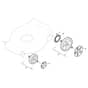 NTL 484 WTR-B - 2012-2014 - 299486023/12 - Castel Garden Rotary Mower Wheels and Hub Caps Diagram