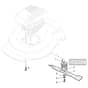 NTL 534 WTR/Q-B - 2012-2014 - 299536823/12 - Castel Garden Rotary Mower Blade Diagram