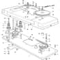 OM 103/16 K - 2019 - Oleo-Mac Ride On Mower Mowing control Diagram