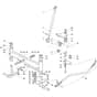 OM 103/21 - 2019 - Oleo-Mac Ride On Mower Steering arm Diagram