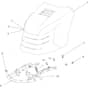 OM 106/24 KH (K2400AVD V-TWIN) - 2017 - Oleo-Mac Ride On Mower Hood (2/2) Diagram