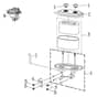 OM 106/24 KH (K2400AVD V-TWIN) - 2018 - Oleo-Mac Ride On Mower Air filter (until 04/17) Diagram