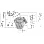 OM 106/24 KH (K2400AVD V-TWIN-EURO5) - 2024 - Oleo-Mac Ride On Mower Cylinder and crankcase Diagram
