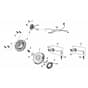 OM 106/24 KH (K2400AVD V-TWIN-EURO5) - 2024 - Oleo-Mac Ride On Mower Flywheel and coil Diagram