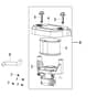 OM 107 L/24 KH (K2400AVD V-TWIN-EURO5) - 2023 - Oleo-Mac Ride On Mower Air Filter Diagram