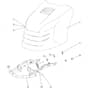 OM 110/24 KH (Hydro) - 2024 - Oleo-Mac Ride On Mower Hood (2/2) Diagram