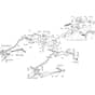 OM 123/22 V - 2021 - Oleo-Mac Ride On Mower Cutting Plate Lifting Diagram