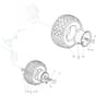 OM 123/22 V - 2022 - Oleo-Mac Ride On Mower Wheel Diagram