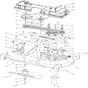 OM 124/24 KH Exclusive (K2400AVD V-TWIN-EURO5) - 2024 - Oleo-Mac Ride On Mower Mowing deck (1/2) Diagram