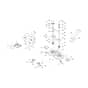 OM 125/22 V - 2023 - Oleo-Mac Ride On Mower Mowing Deck Diagram