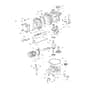 OM 84/12.5 K M - 2022 - Oleo-Mac Ride On Mower Motor assy Diagram