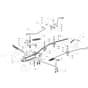OM 84/12.5 K M - 2023 - Oleo-Mac Ride On Mower Brake and Gearbox Controls Diagram