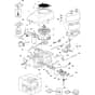 OM 84/14.5 K H - 2018 - Oleo-Mac Ride On Mower Starter, carburettor and air filter Diagram