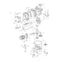 OM 84/14.5 K H - 2022 - Oleo-Mac Ride On Mower Motor assy Diagram