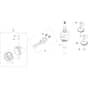 OM 92/16KH (K1600AVD) - 2017 - Oleo-Mac Ride On Mower Crankshaft and piston Diagram