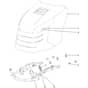OM 92/16KH (K1600AVD) - 2023 - Oleo-Mac Ride On Mower Hood (2/2) Diagram