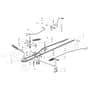 OM 98L/12.5 K M - 2022 - Oleo-Mac Ride On Mower Brake and Gearbox Controls Diagram
