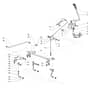 OM 98L/12.5 K M - 2022 - Oleo-Mac Ride On Mower Cutting Plate Lifting Diagram