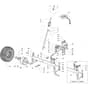 OM 98L/14.5 K H - 2019 - Oleo-Mac Ride On Mower Steering arm Diagram