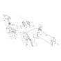 OM 99L/12.5 K M - 2024 - Oleo-Mac Ride On Mower Steering arm Diagram